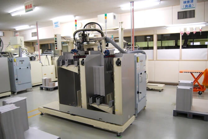 専用の検査機の写真