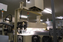 専用の検査機による検査の写真
