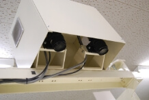 検査機のカメラ部分の写真