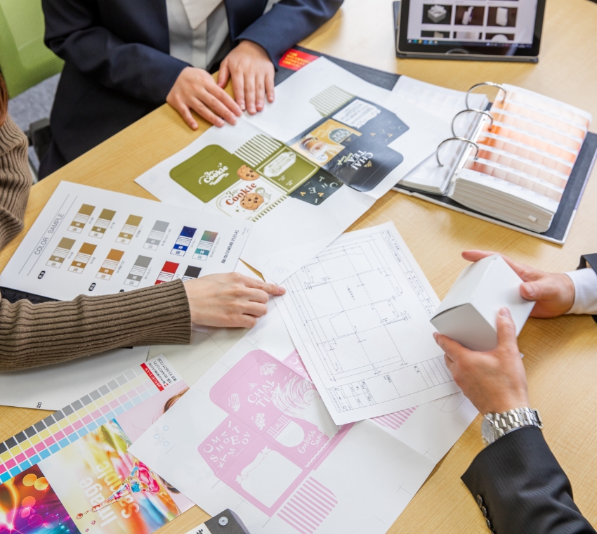 ご提案から納品まで一貫生産